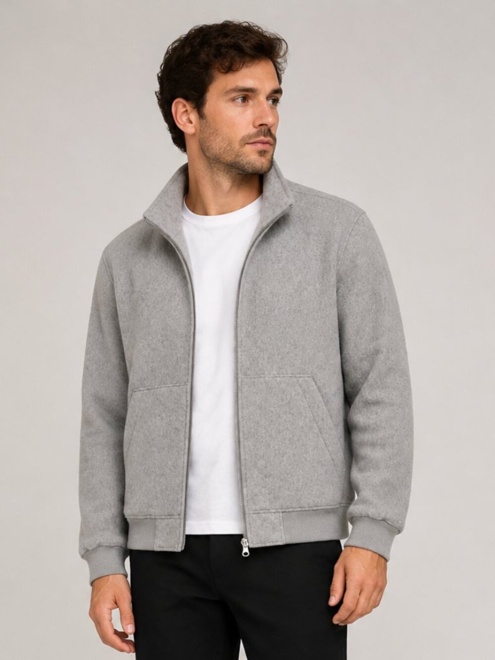 Express Men’s Wool Blend Water Resistant Jacket XL NWT